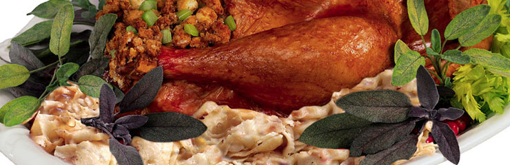 turkey with taters